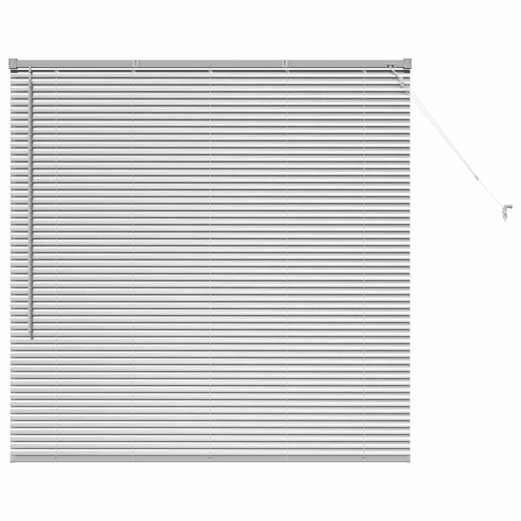 Vidaxx Jalousien Silber 130 x 125 cm Aluminium