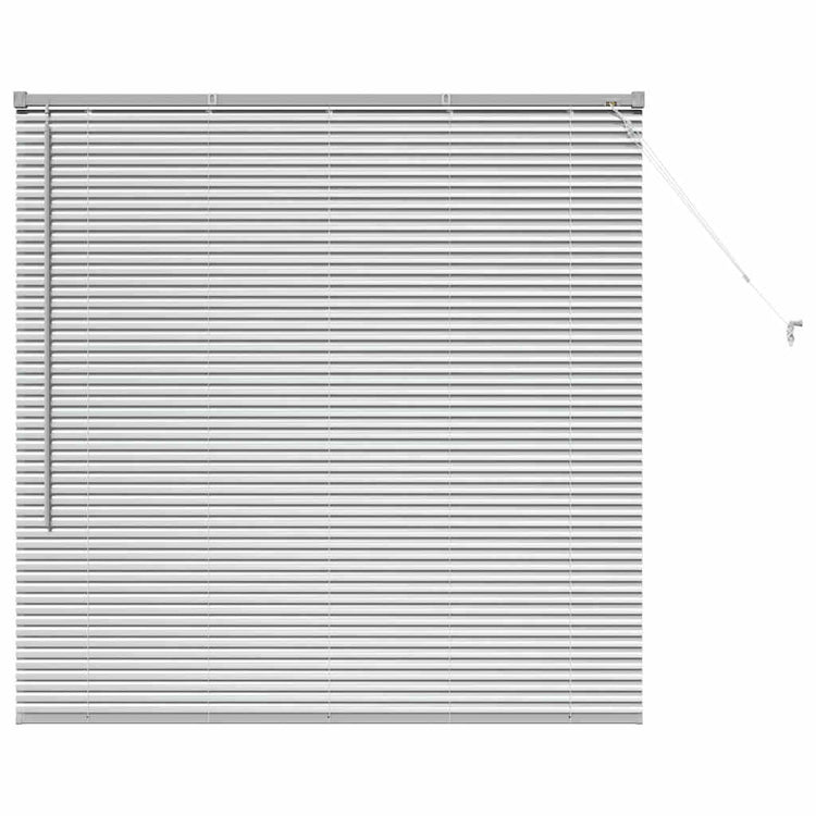 Vidaxx Jalousien Silber 130 x 135 cm Aluminium