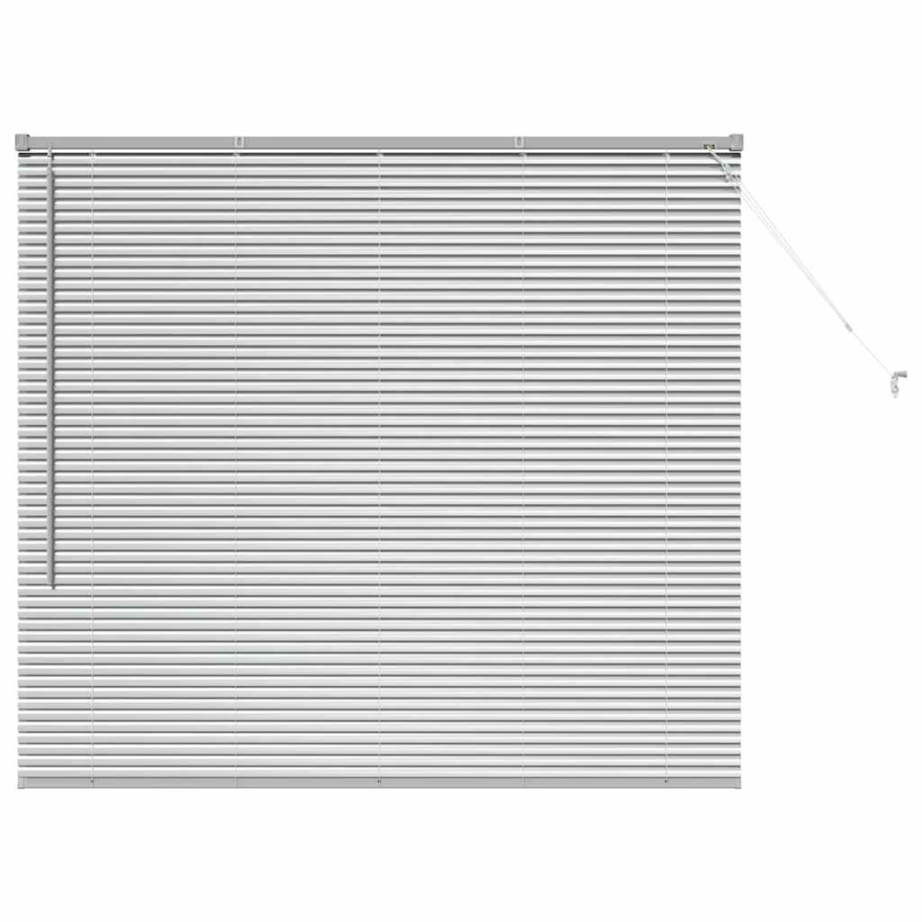 Vidaxx Jalousien Silber 130 x 150 cm Aluminium