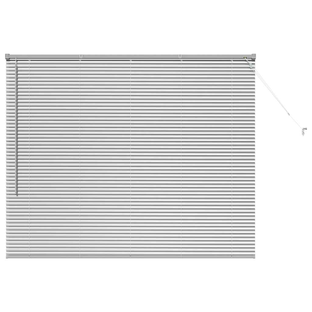 Vidaxx Jalousien Silber 130 x 155 cm Aluminium