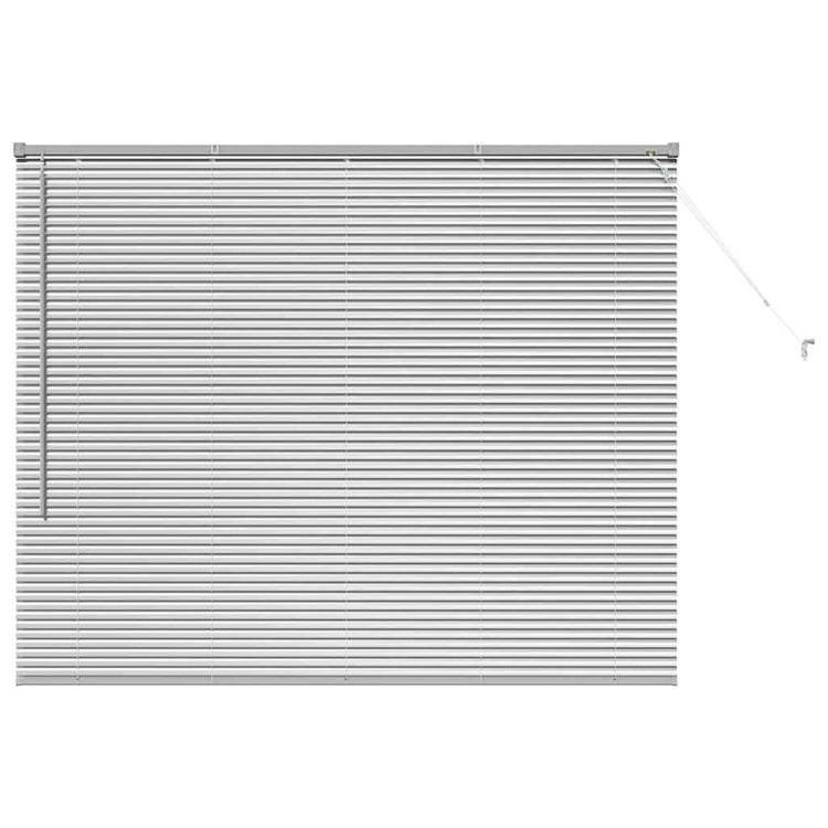 Vidaxx Jalousien Silber 130 x 160 cm Aluminium
