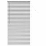 Vidaxx Jalousien Silber 175 x 95 cm Aluminium - afbeelding 2