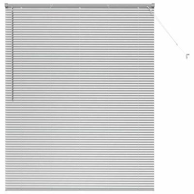 Vidaxx Jalousien Silber 175 x 140 cm Aluminium