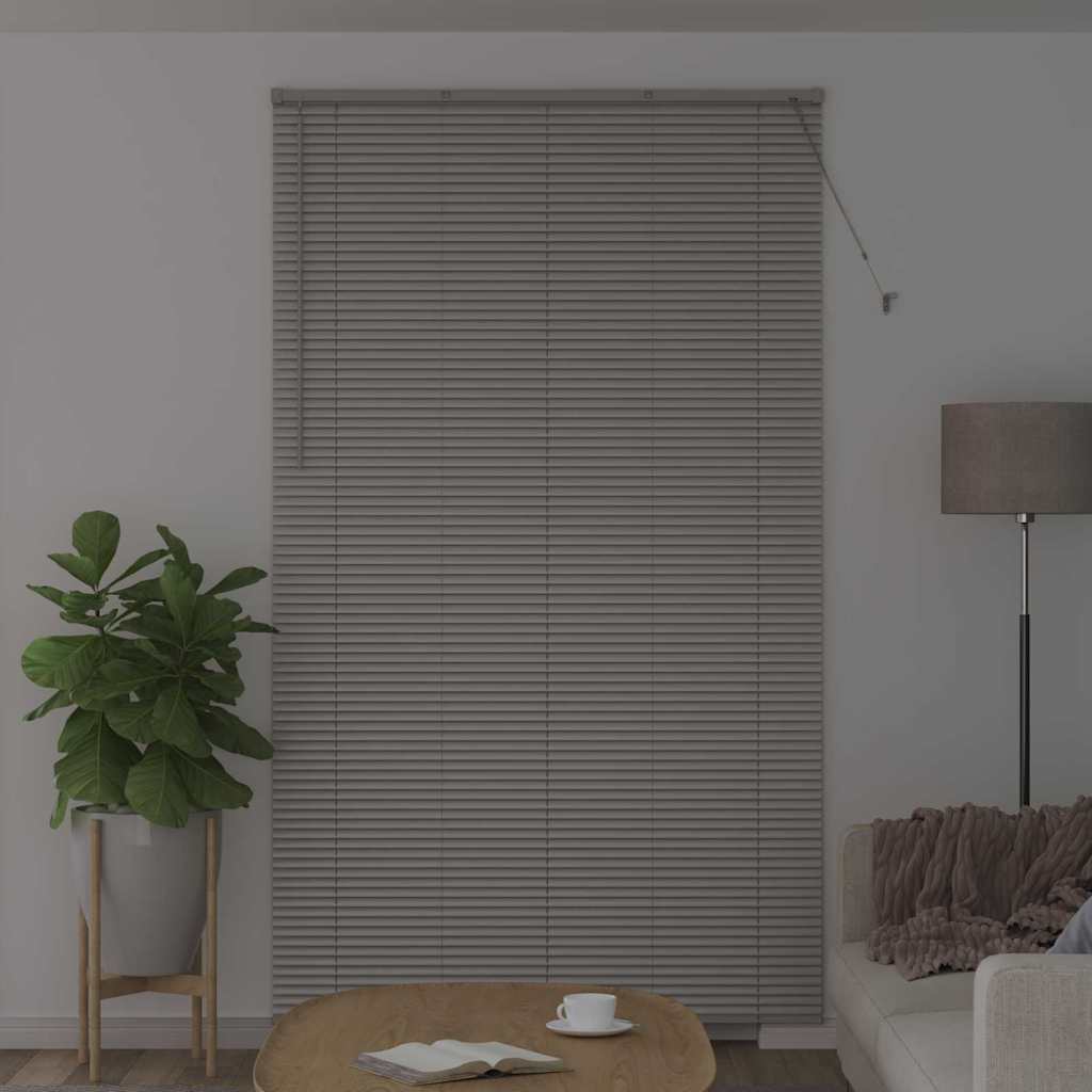 Vidaxx Jalousien Silber 220 x 125 cm Aluminium