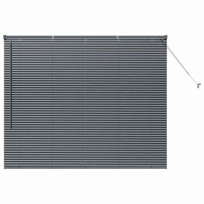 Vidaxx Jalousien dunkelgrau 130 x 155 cm Aluminium