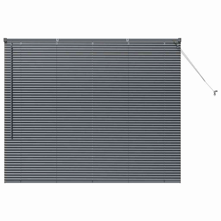 Vidaxx Jalousien dunkelgrau 130 x 155 cm Aluminium