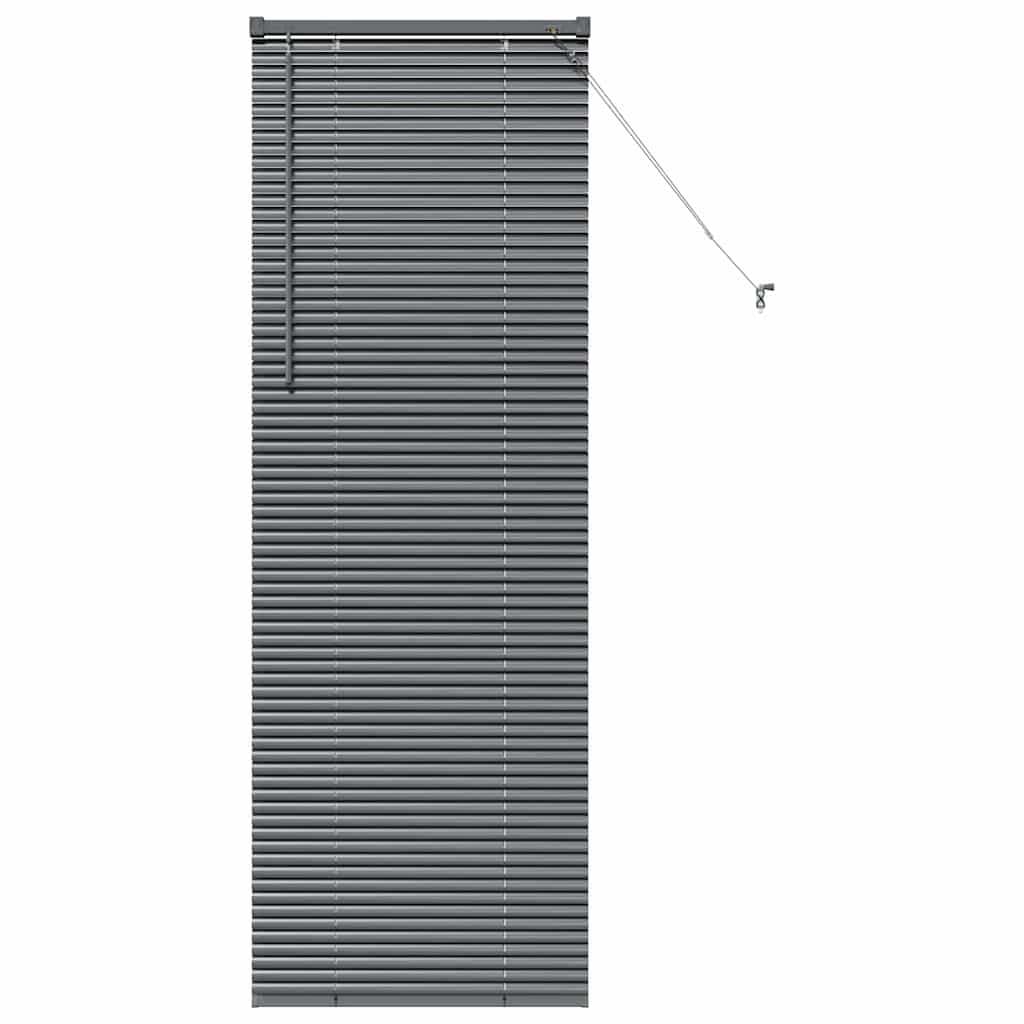 Vidaxx Jalousien dunkelgrau 175 x 55 cm Aluminium