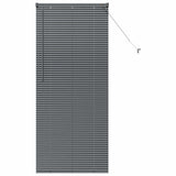 Vidaxx Jalousien dunkelgrau 175 x 70 cm Aluminium - afbeelding 2