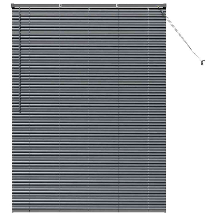 Vidaxx Jalousien dunkelgrau 175 x 135 cm Aluminium