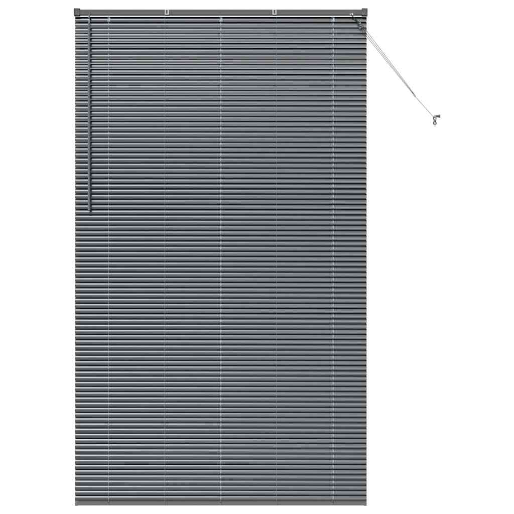 Vidaxx Jalousien dunkelgrau 220 x 125 cm Aluminium