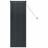 Vidaxx Jalousien Schwarz 130 x 55 cm Aluminium - afbeelding 2