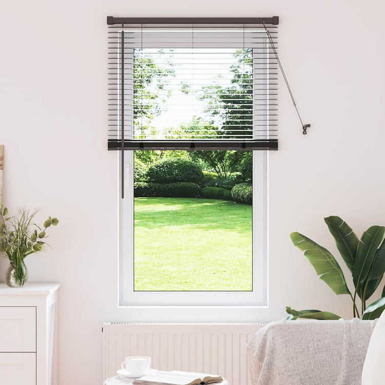 Vidaxx Jalousien Schwarz 130 x 80 cm Aluminium