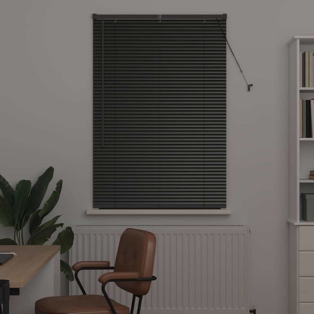 Vidaxx Jalousien Schwarz 130 x 85 cm Aluminium