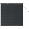 Vidaxx Jalousien Schwarz 130 x 135 cm Aluminium