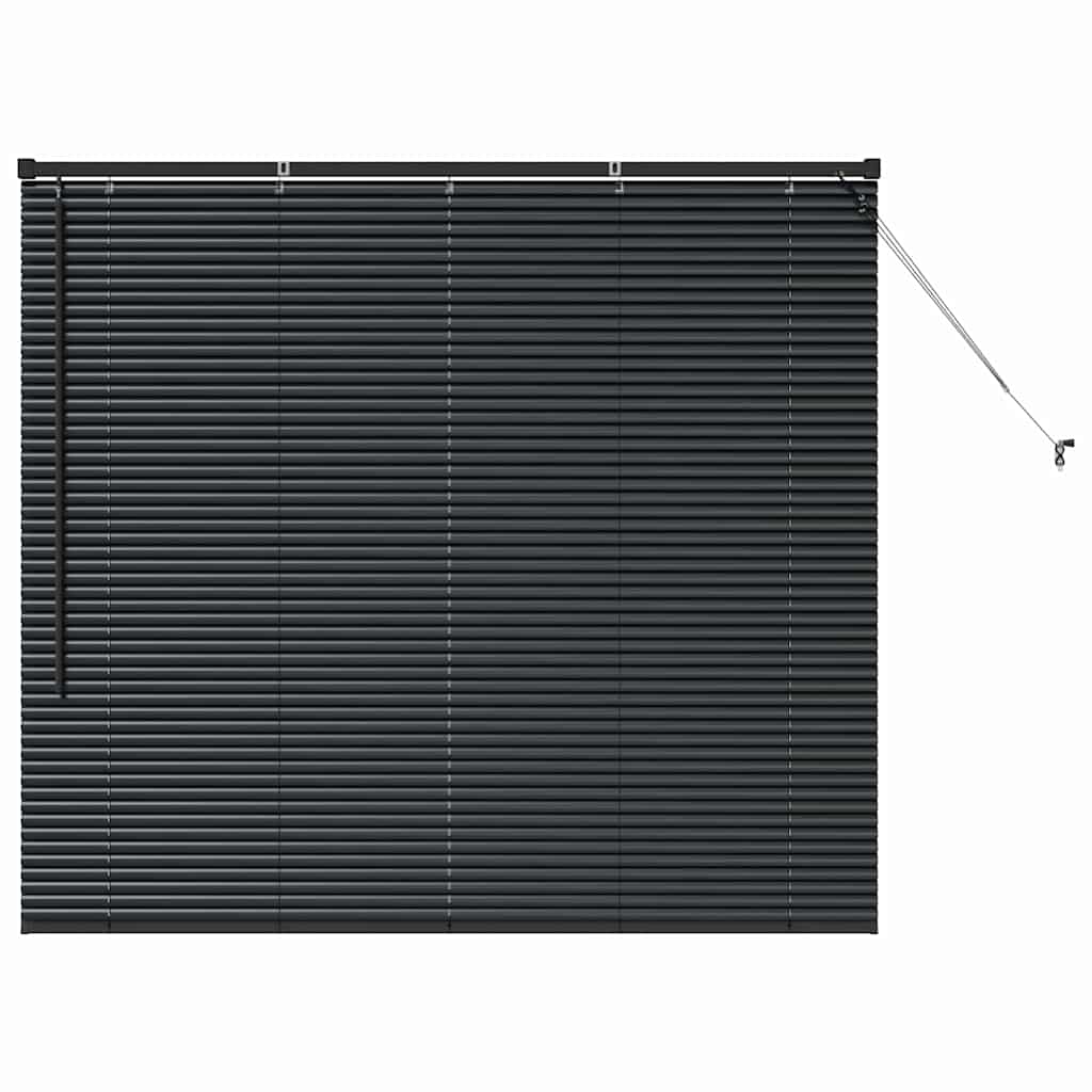 Vidaxx Jalousien Schwarz 130 x 145 cm Aluminium