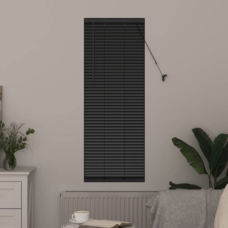 Vidaxx Jalousien Schwarz 175 x 50 cm Aluminium