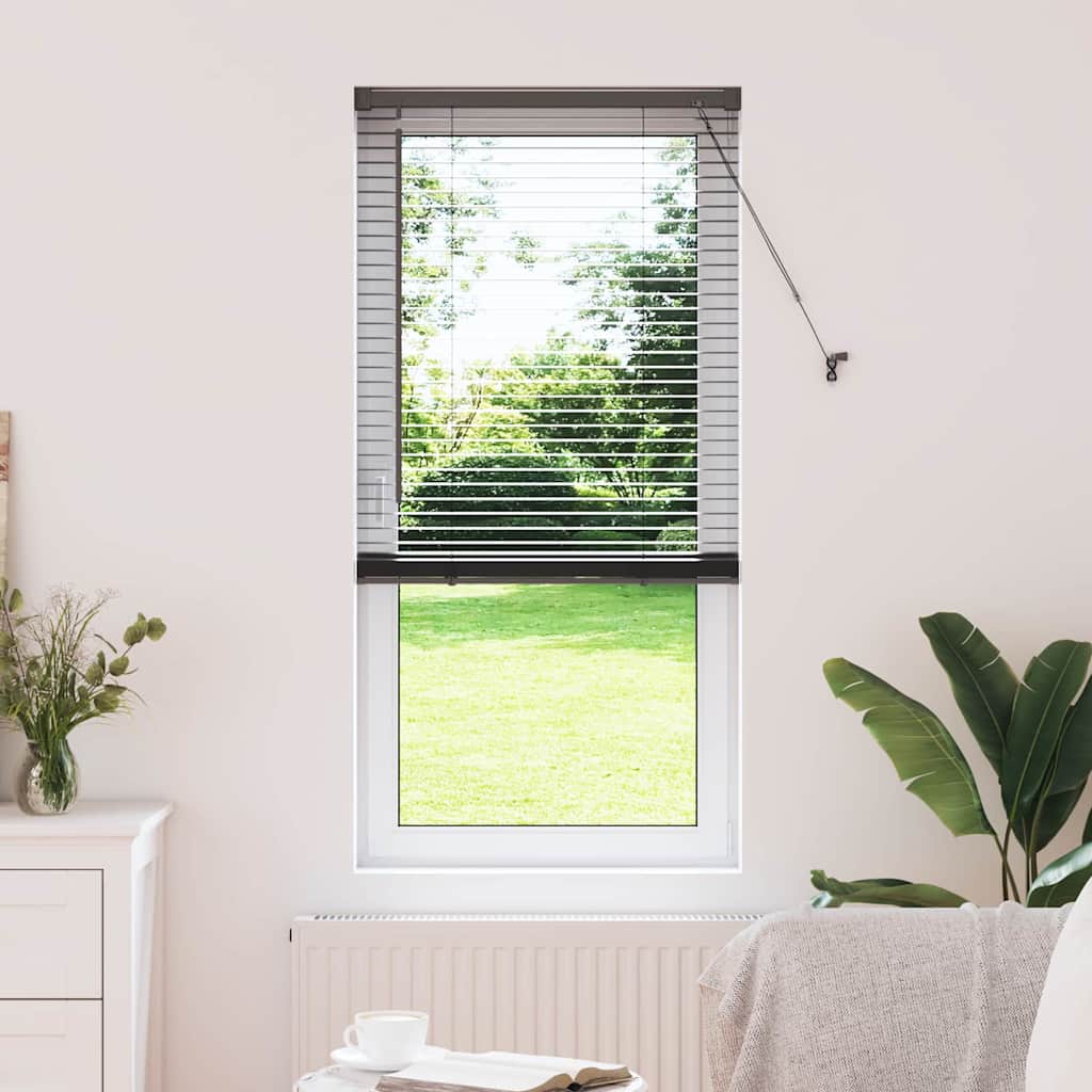 Vidaxx Jalousien Schwarz 175 x 55 cm Aluminium