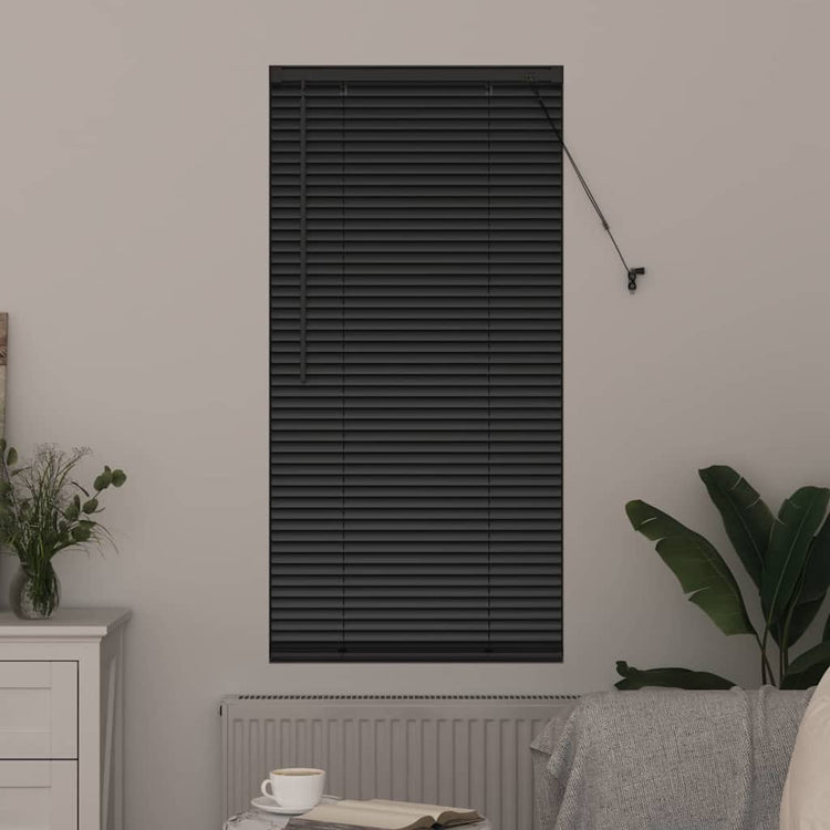 Vidaxx Jalousien Schwarz 175 x 55 cm Aluminium