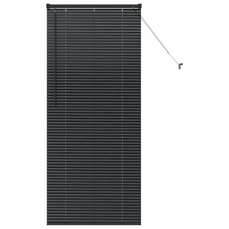 Vidaxx Jalousien Schwarz 175 x 80 cm Aluminium