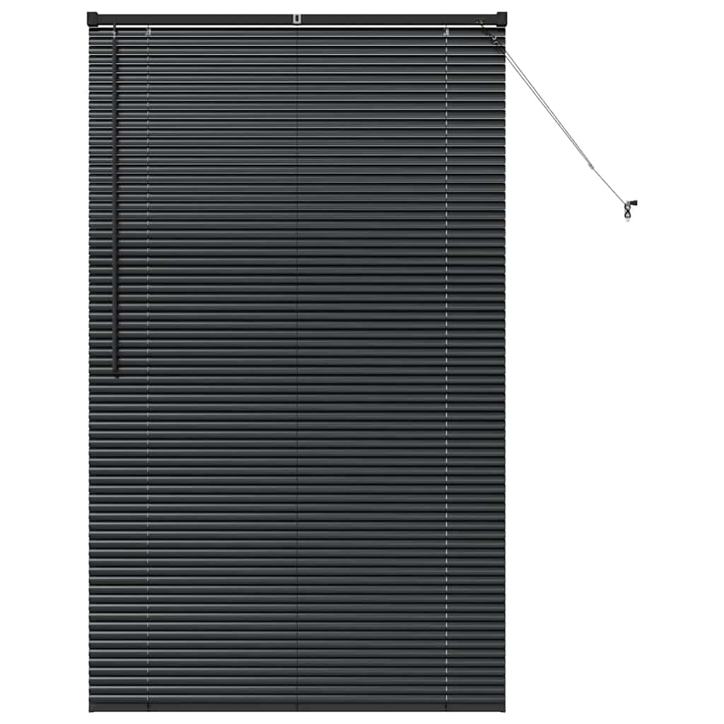 Vidaxx Jalousien Schwarz 175 x 105 cm Aluminium