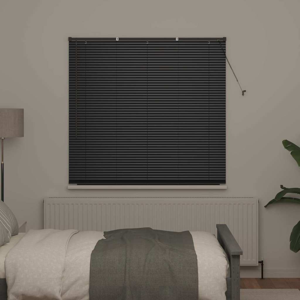 Vidaxx Jalousien Schwarz 175 x 150 cm Aluminium