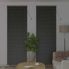 Vidaxx Jalousien Schwarz 220 x 75 cm Aluminium