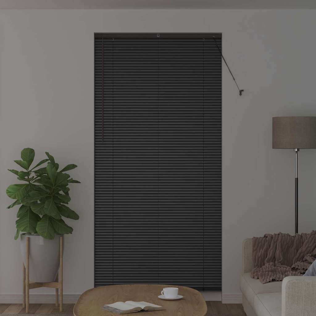 Vidaxx Jalousien Schwarz 220 x 100 cm Aluminium