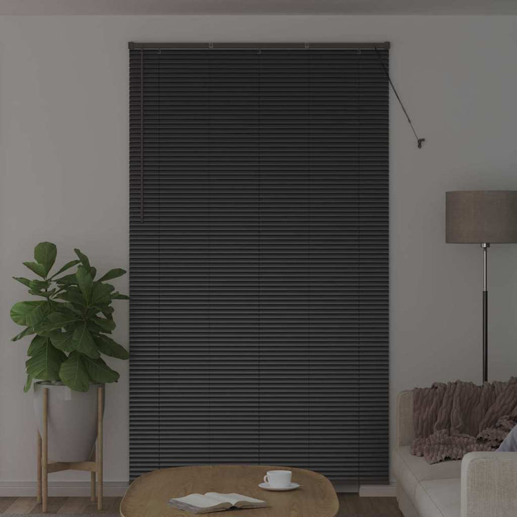 Vidaxx Jalousien Schwarz 220 x 125 cm Aluminium