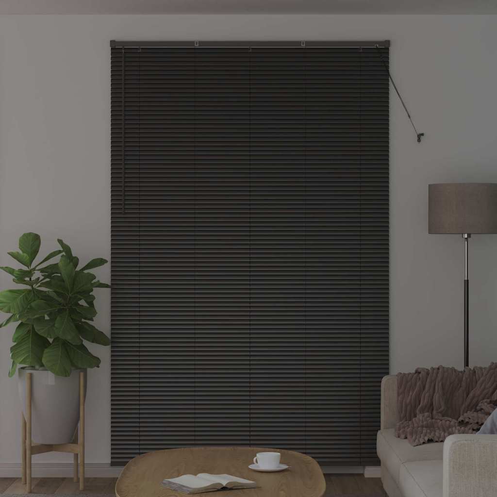 Vidaxx Jalousien schwarz 220x150cm Aluminium