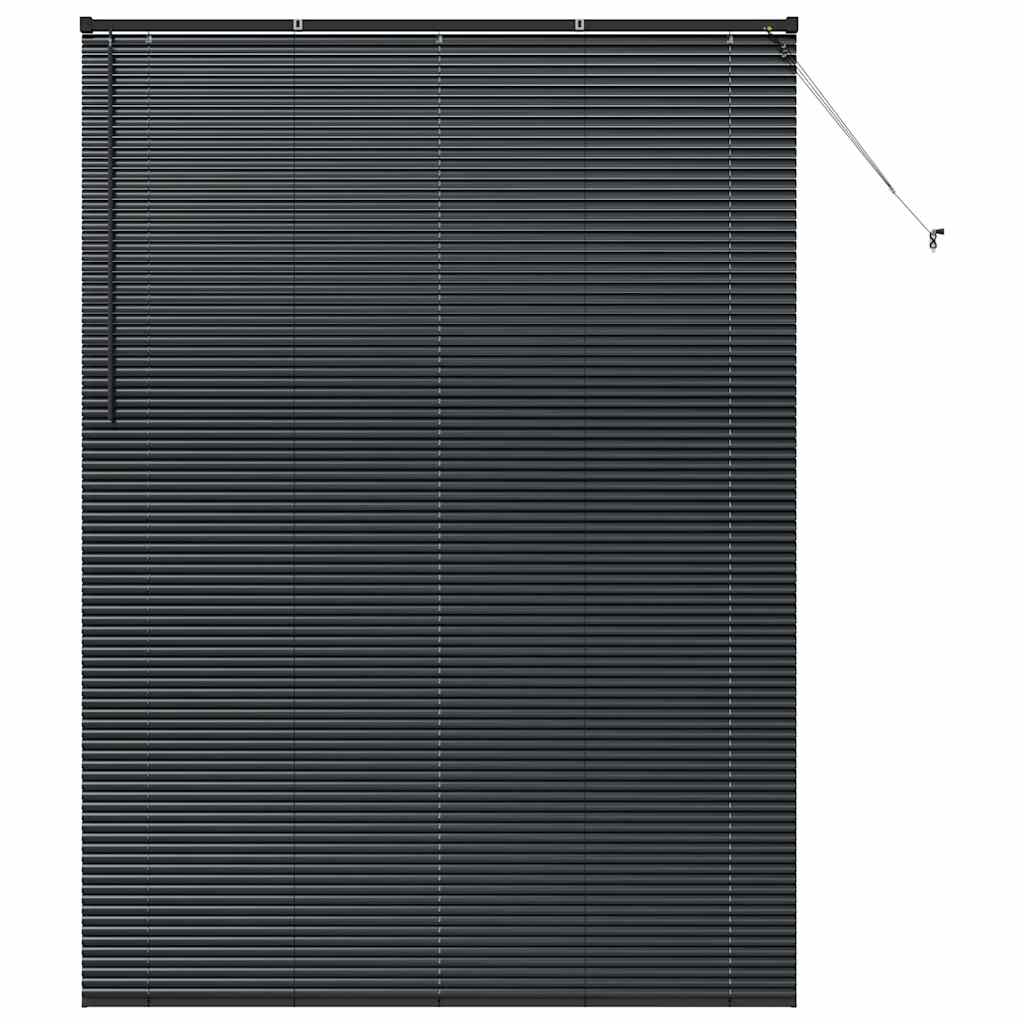 Vidaxx Jalousien Schwarz 220 x 155 cm Aluminium