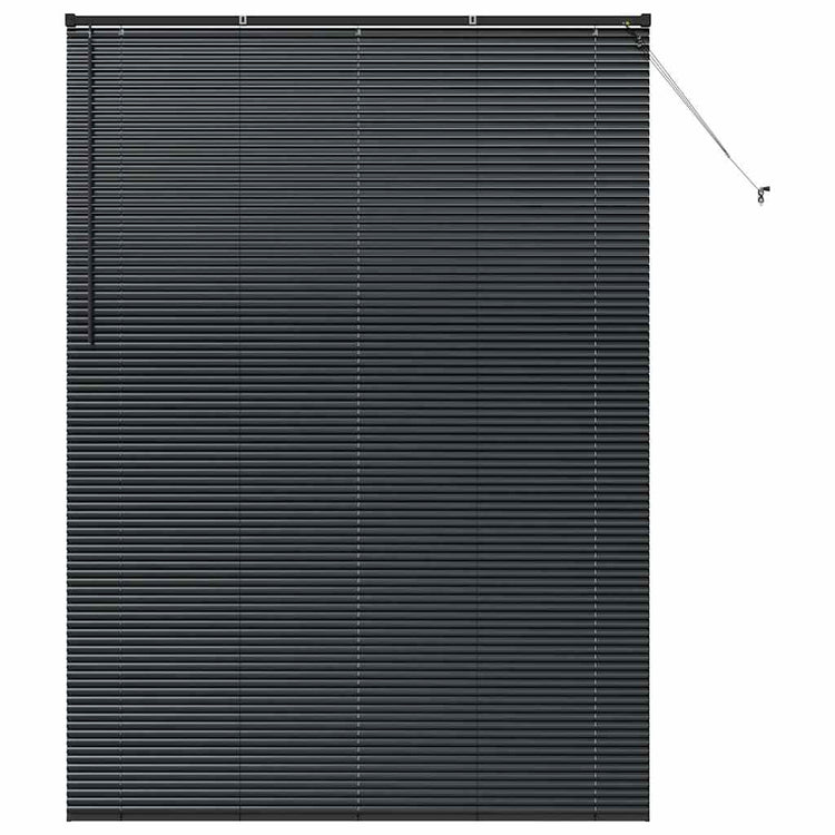 Vidaxx Jalousien Schwarz 220 x 160 cm Aluminium