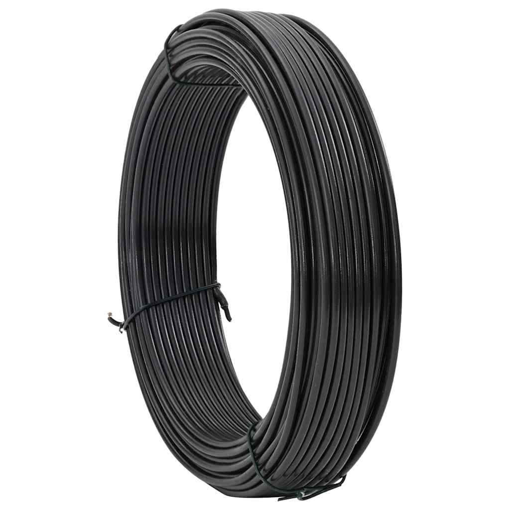 VidaXL Zaunbindedraht Anthrazit 33 m PVC