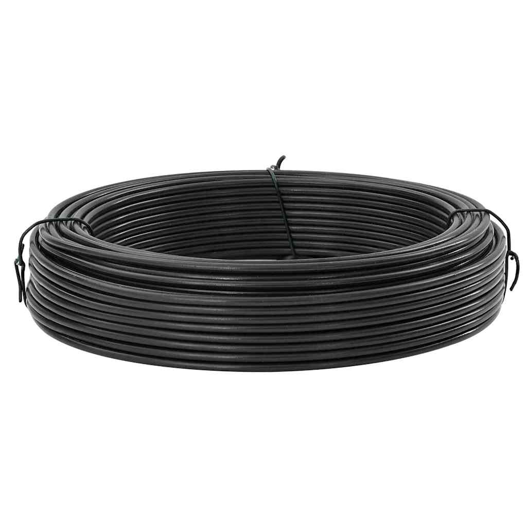 Vidaxl Zaunbindedraht Anthrazit 80 m PVC