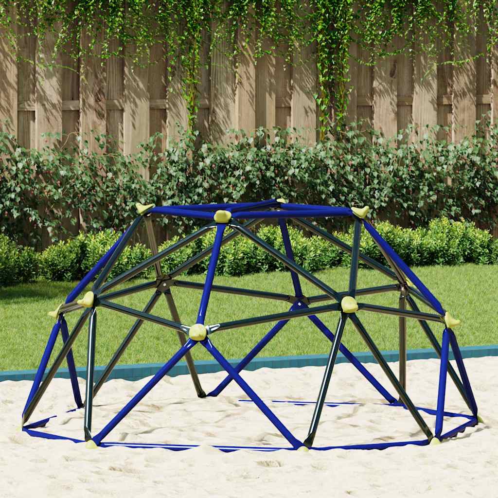 VidaXL Kletterkuppel aus blauem Stahl