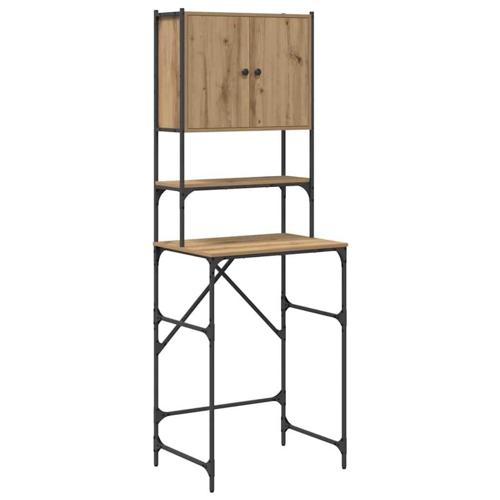 Vidaxx Waschmaschinenschrank Artisan Eiche 68 x 48,5 x 194 cm fertiges Holz