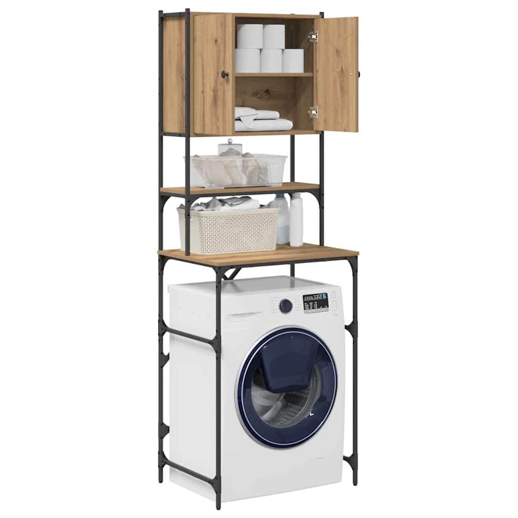 Vidaxx Waschmaschinenschrank Artisan Eiche 68 x 48,5 x 194 cm fertiges Holz