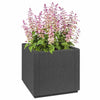 Vidaxx Blumenkasten dunkelgrau 36 x 36 x 35 cm Kunststoff