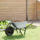 Vidaxx Schubkarre Silber und Schwarz 141 x 60 x 57 cm Stahl