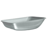 Vidaxx Ersatz für Schubkarrenschublade Silber 80 x 60 x 25 cm Stahl - afbeelding 2