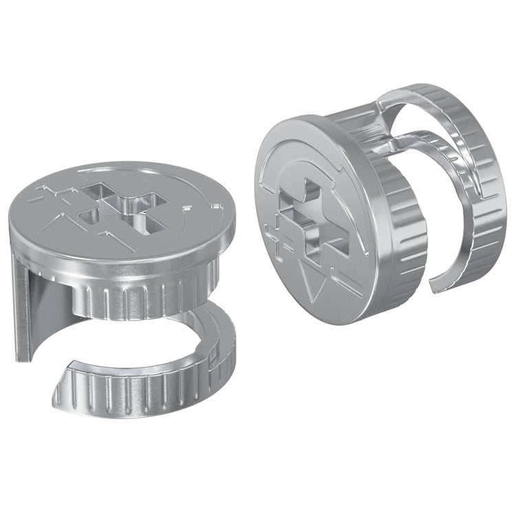 Vidaxl Nockensicherungsmuttern 2 Stück Silber 15 x 11,5 mm Stahl
