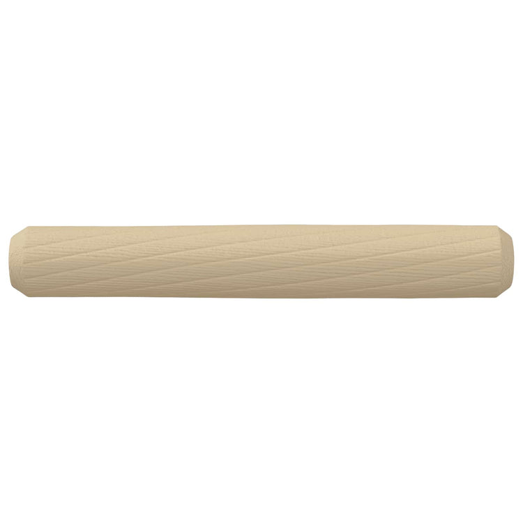 Vidaxxl Holzdübel 2 Stück braun ø8 x 50 mm Massivholz