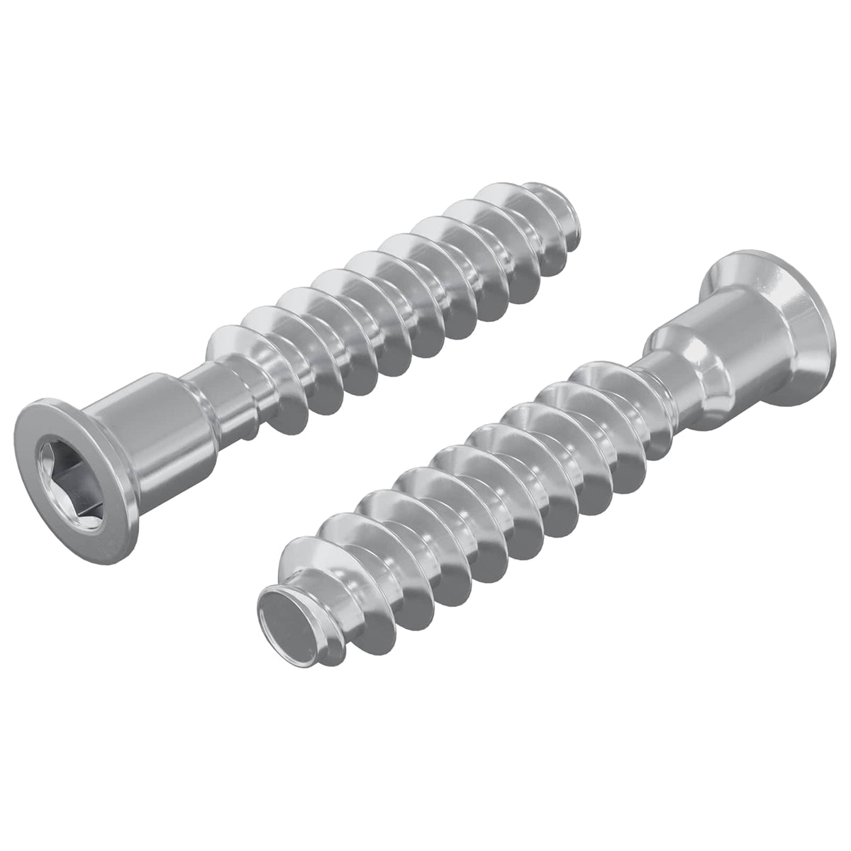 Vidaxx Hauptdeckelschraube 2 Stück Silber M7 x 40 mm Stahl