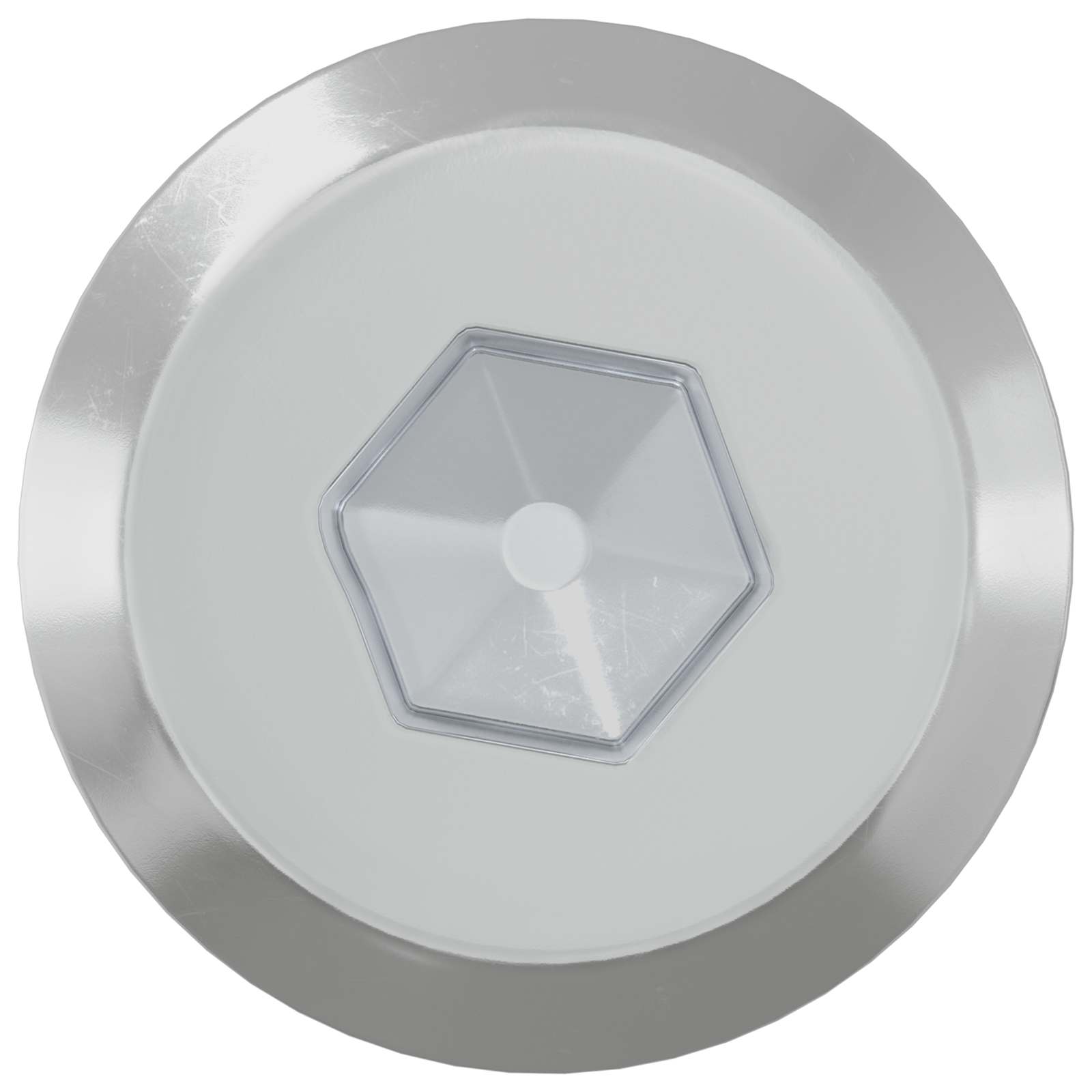 Vidaxxl Möbelschrauben 2 Stück Silber M6 x 60 mm Stahl