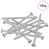 Vidaxl Bolzen 800 Stück Silber M6 x 120 mm Stahl