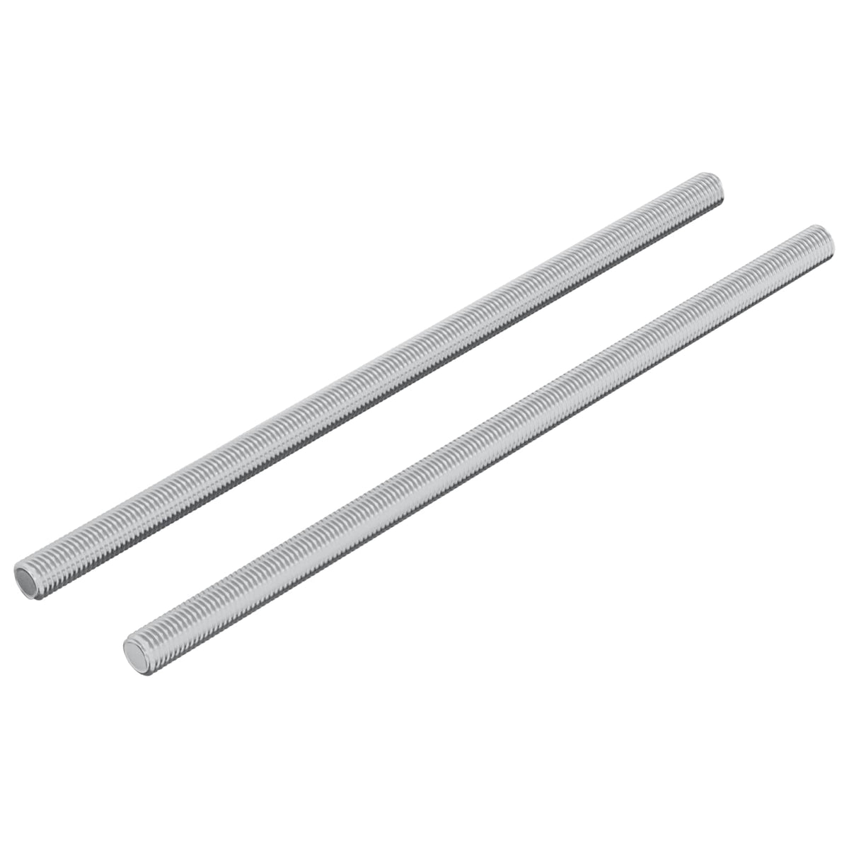 Vidaxxl Gewindestange 2 Stück Silber 6 x 135 mm Stahl