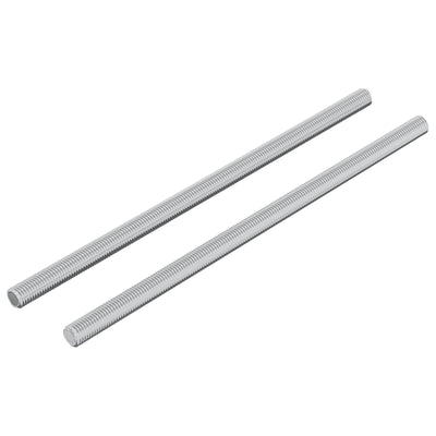 Vidaxxl Gewindestange 2 Stück Silber 6 x 135 mm Stahl