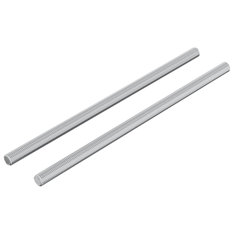 Vidaxxl Gewindestange 2 Stück Silber 6 x 135 mm Stahl