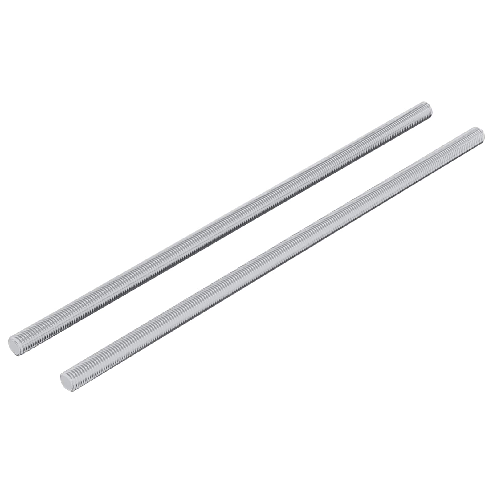 Vidaxxl Gewindestange 2 Stück Silber 6 x 170 mm Stahl
