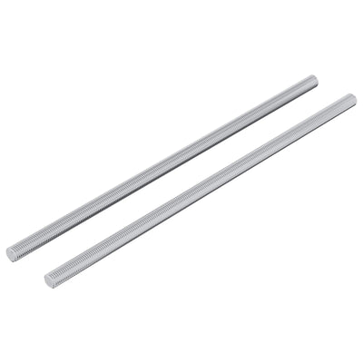 Vidaxxl Gewindestange 2 Stück Silber 6 x 170 mm Stahl