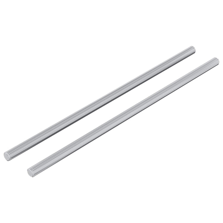 Vidaxxl Gewindestange 2 Stück Silber 6 x 170 mm Stahl